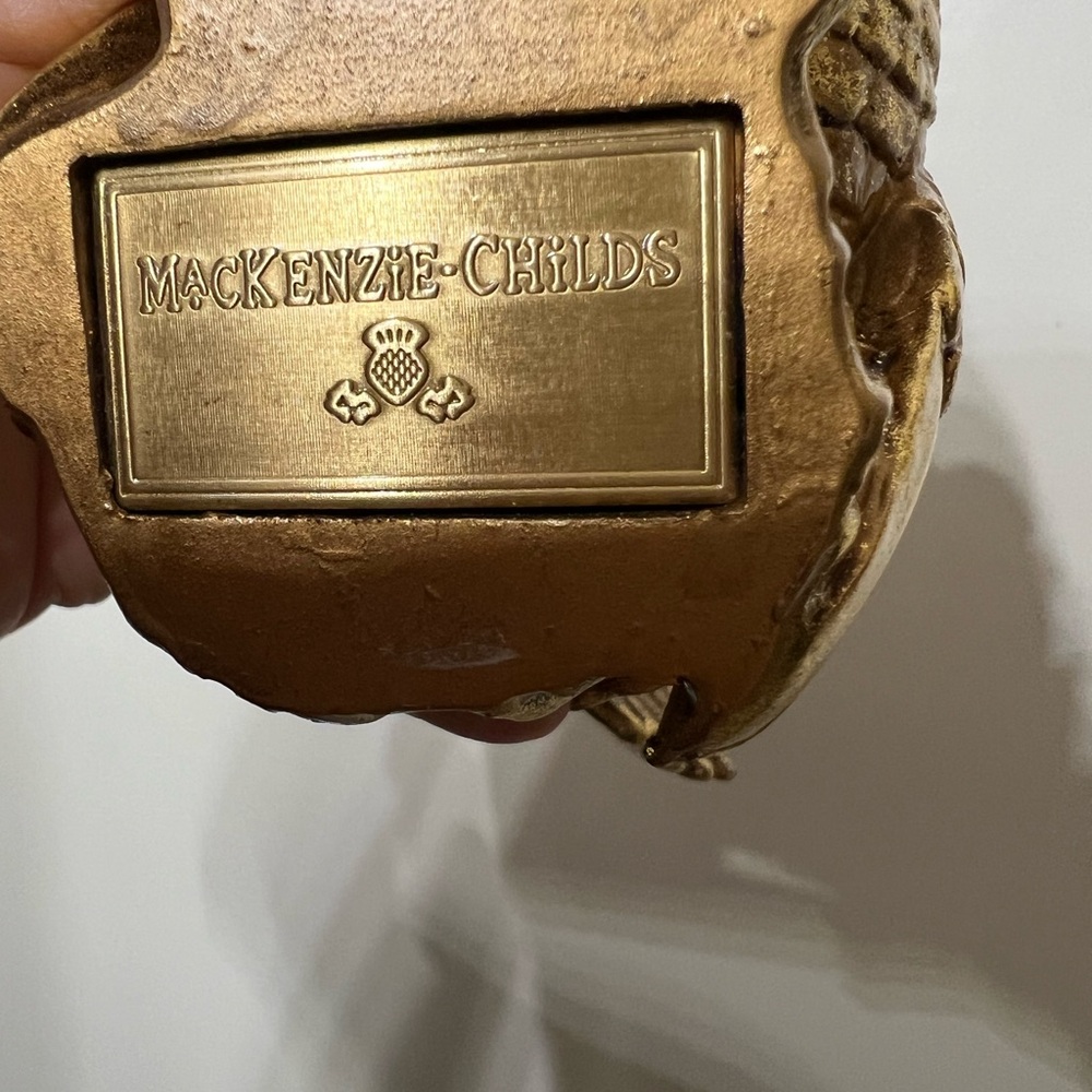 MacKenzie-Childs Gold Accent Piece